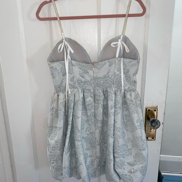 For Love and Lemons Dress Ice Blue - Picture 2 of 3